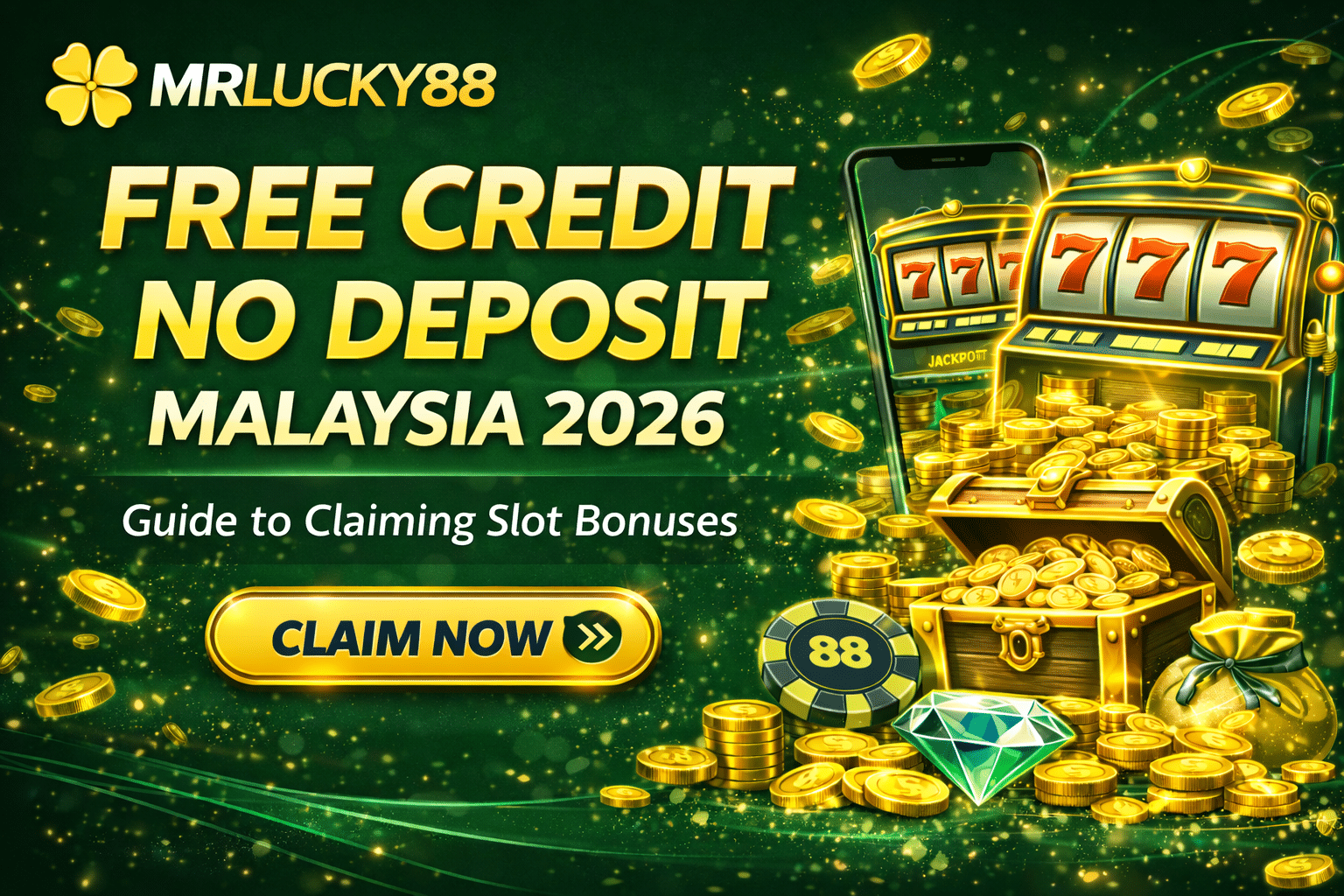 Free credit no deposit malaysia 2026 only available on mrlucky88